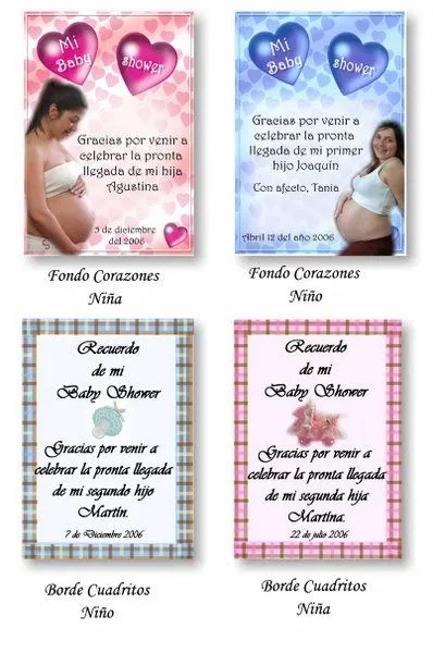 INVITACIONES Y RECUERDOS BABY SHOWER