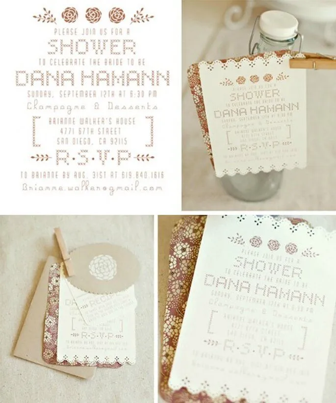 Invitaciónes shower matrimonio - Imagui