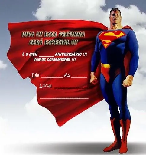 Invitaciones de Superman para Imprimir Gratis. | Oh My Fiesta! Friki