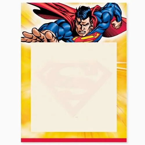 Invitaciones de Superman para Imprimir Gratis. | Oh My Fiesta! Friki