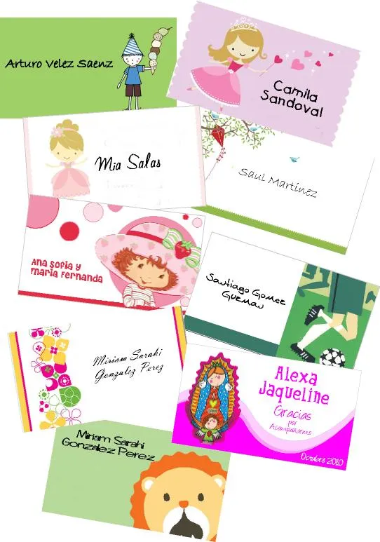 invitaciones y video: TARJETAS DE REGALO