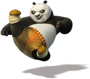  ... como invitado el protagonista de Kung Fu Panda 2 (Po, el Panda