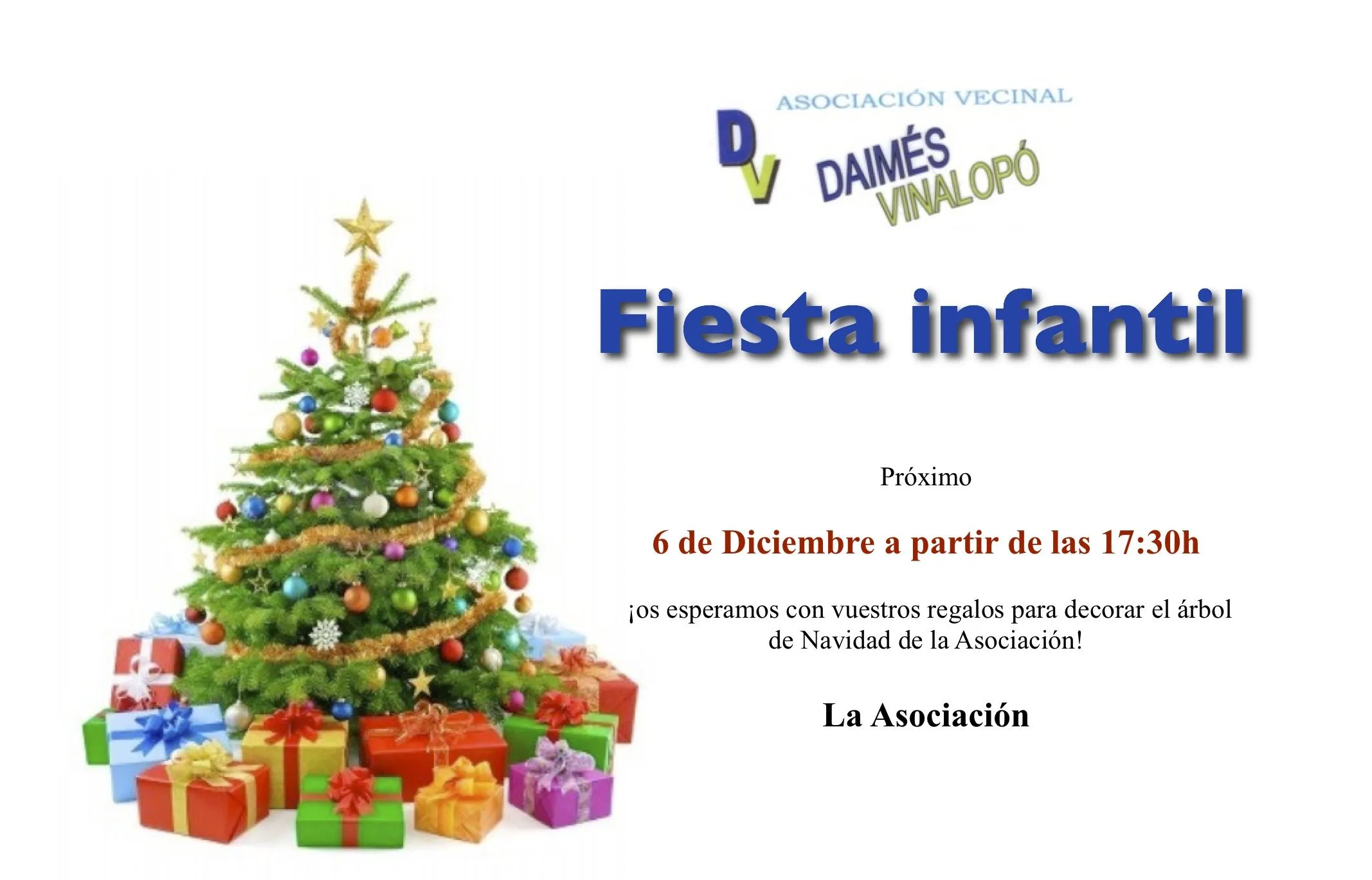 Te invitamos a nuestra fiesta de Navidad « Asociación de Vecinos ...