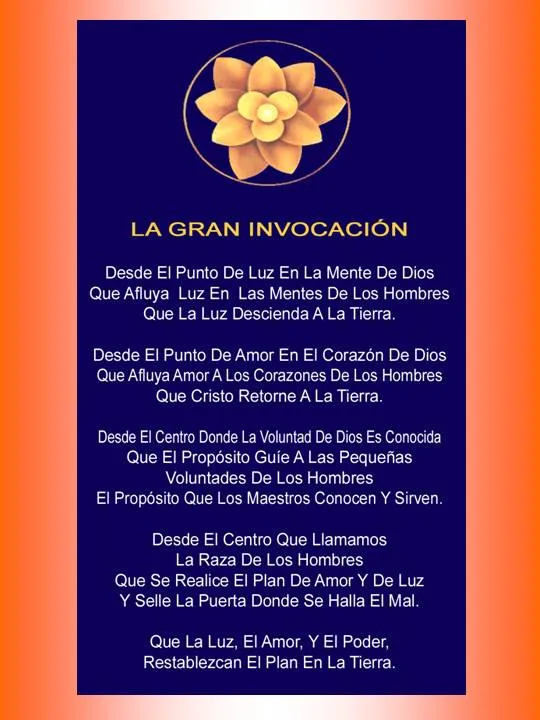 LA GRAN INVOCACIÓN ~ ORACIONES PODEROSAS