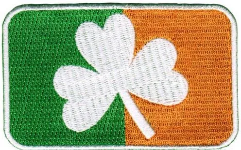 IRISH-CLOVER-FLAG-PATCH-iron- ...