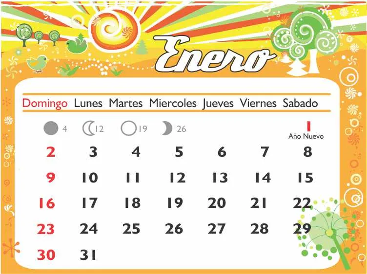 Irka!: Calendario 2011 para imprimir!