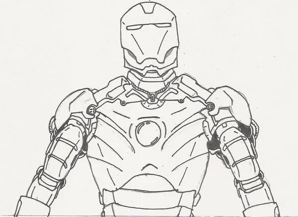 Iron Man sin pintar by Nebuchaddy on DeviantArt