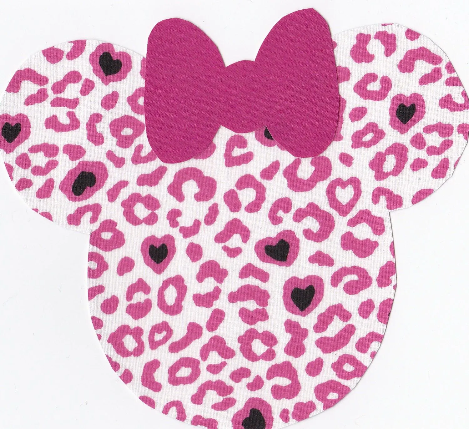 Iron On Applique Minnie Mouse VALENTINE In by WhosSewCuteDesigns