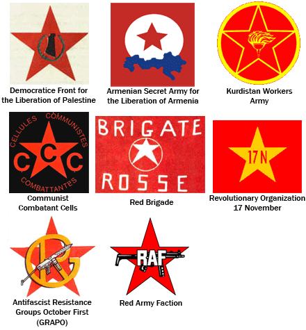 Ironic Sans: Terrorist organization logos