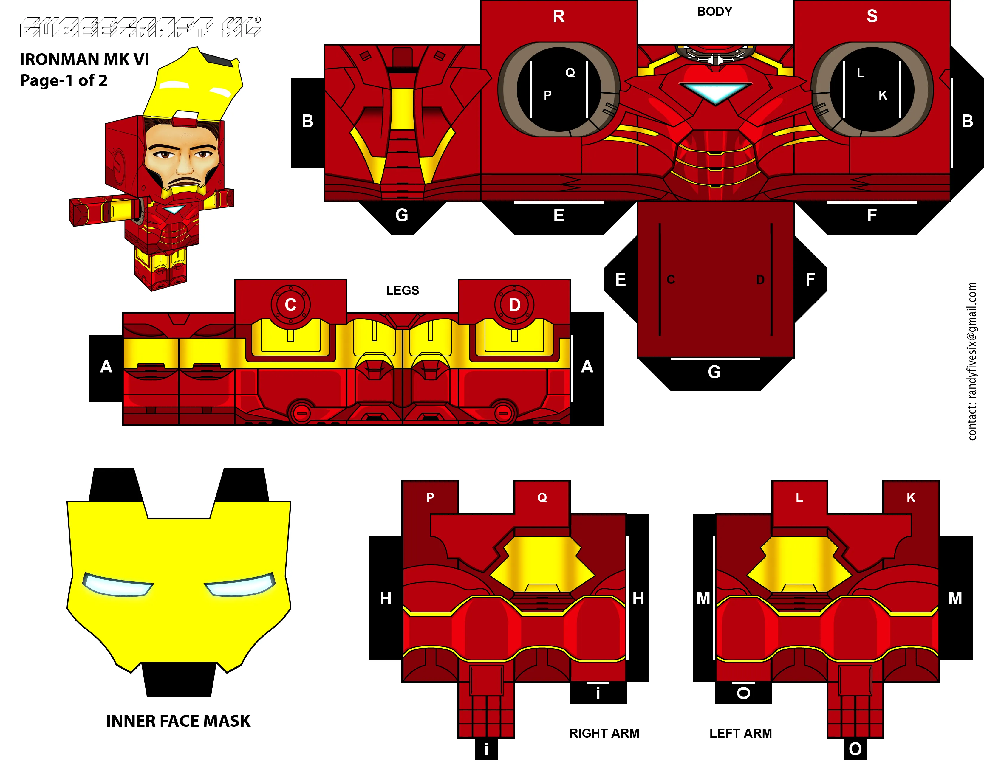 IRONMAN cubeecraft XL_pg-2 by randyfivesix on DeviantArt