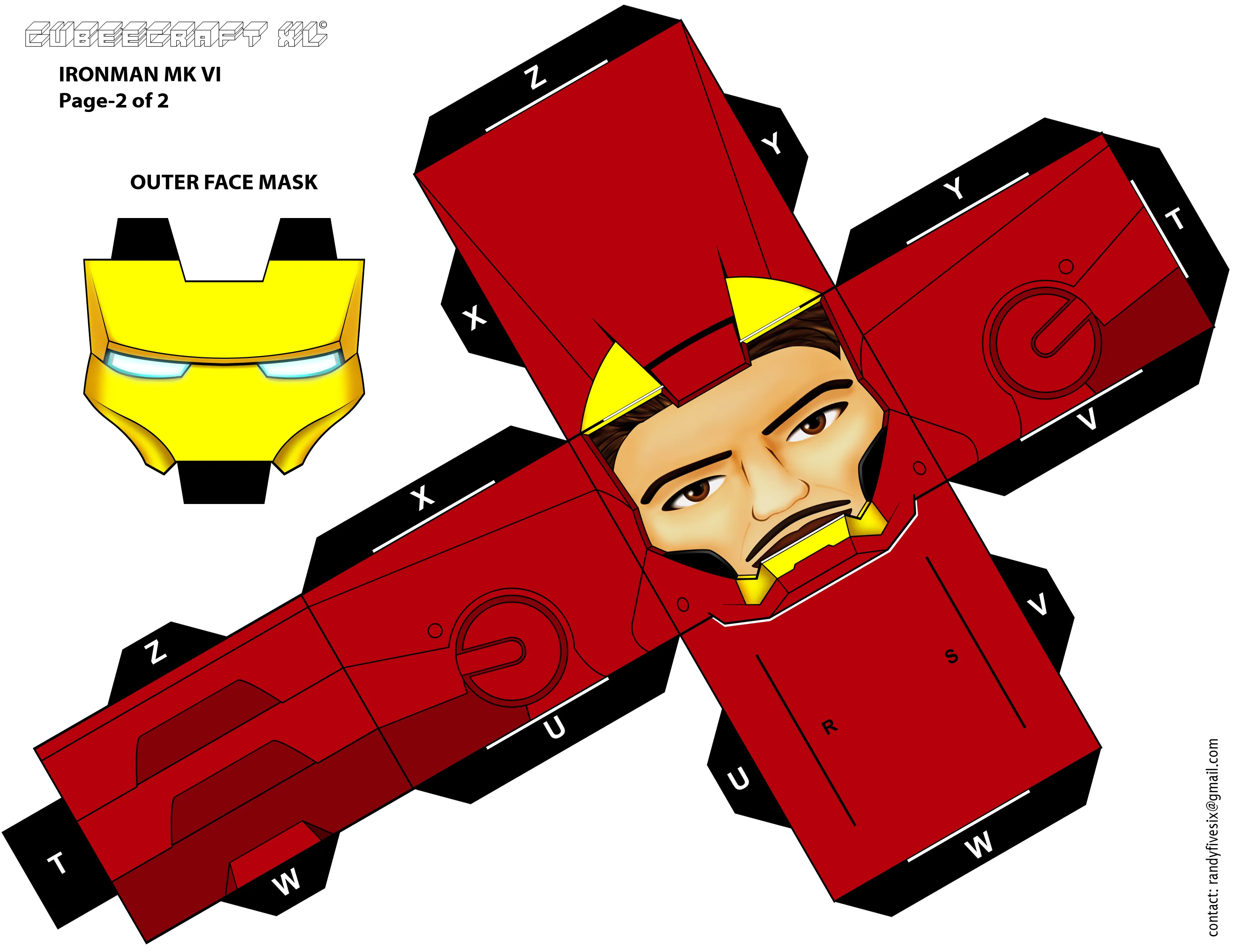 IRONMAN cubeecraft XL_pg-2 by randyfivesix on DeviantArt