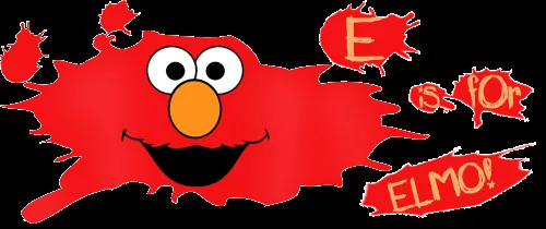 E iS fOr ELMO by ABC-123-DEF-456 on DeviantArt