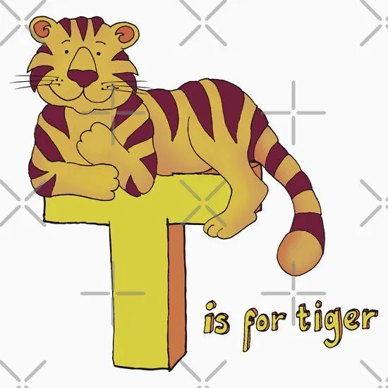 T is for Tiger" Kids Clothes by Sarah Trett | Redbubble