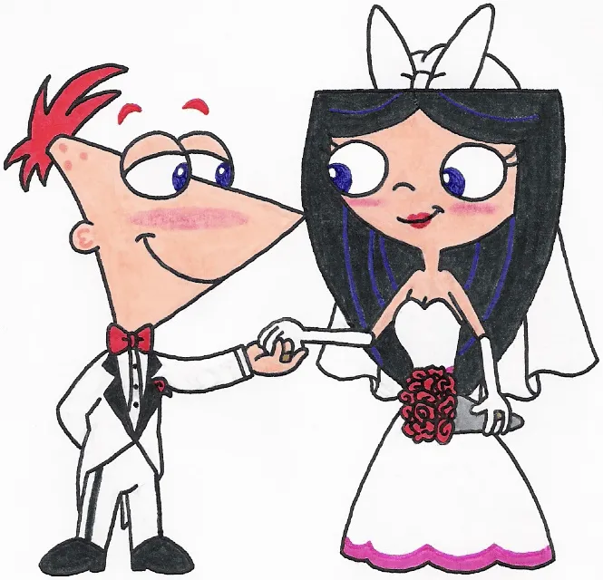 Image - PhineasIsabellaWedding.png - Phineas and Ferb Wiki - Your ...