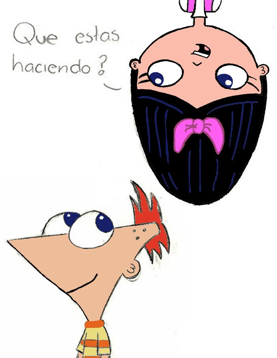 Phineas e Isabella para colorear - Imagui