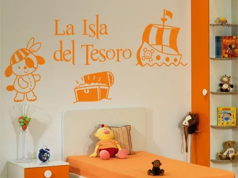 La Isla del Tesoro - vinilo decorativo de la colección Infantiles ...