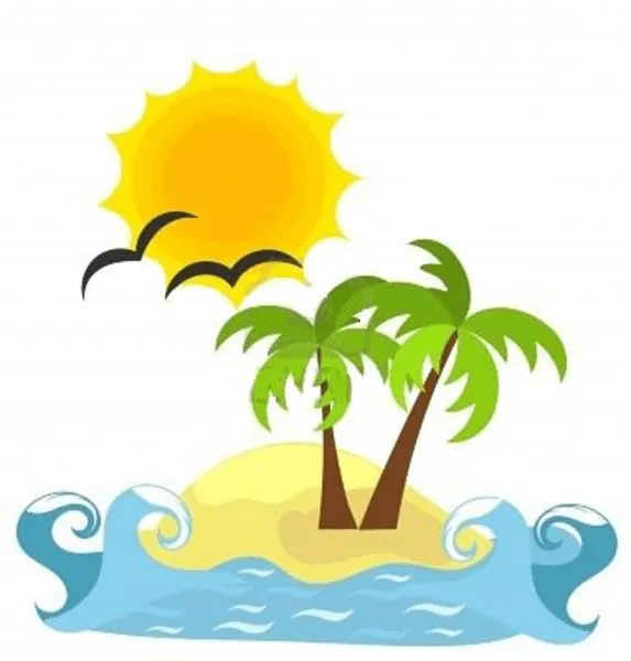 Isola Deserta E Mare image - vector clip art online, royalty free ...