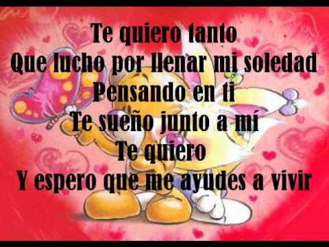 Ivan Te Quiero tanto con letra - YouTube