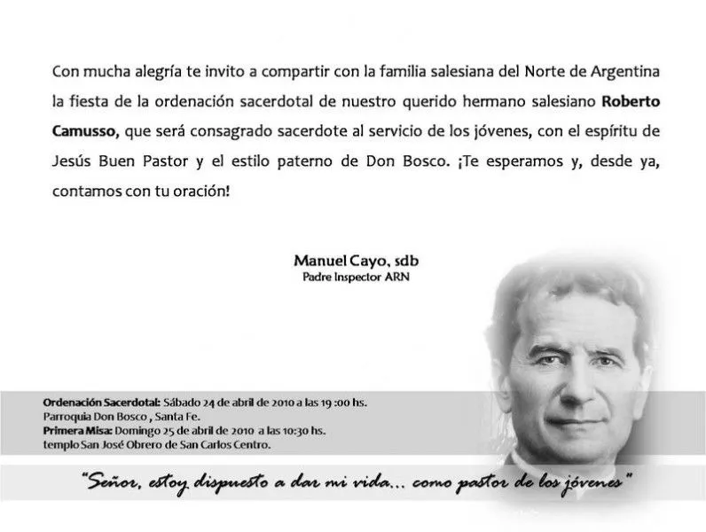 Blog del Super-Movimiento Cam.Re.Voc.: Ordenación sacerdotal de ...