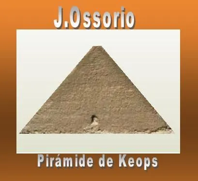 J. Ossorio Papercraft: Pirámide de Keops