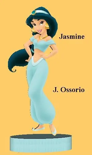 J. Ossorio Papercraft: Princesa Jazmin, Disney