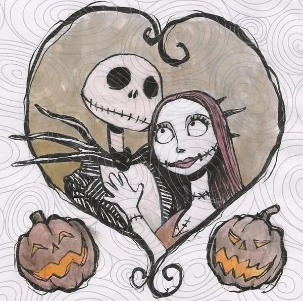 Jack and Sally by suthnmeh on DeviantArt