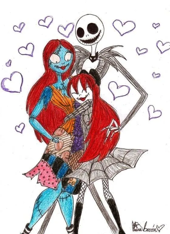 Jack, Sally, and Judy Skellington - Judy Skellington Fan Art ...