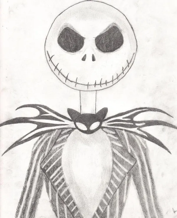 jack skeleton drawing 2 by Ih8KEVS on DeviantArt