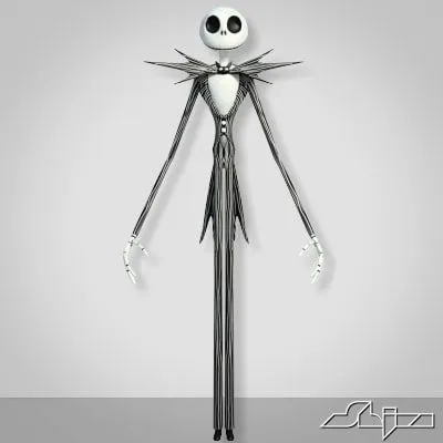 jack skellington 3d model