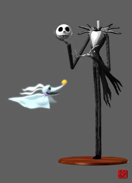 JACK SKELLINGTON and ZERO by GEKIMURA on DeviantArt