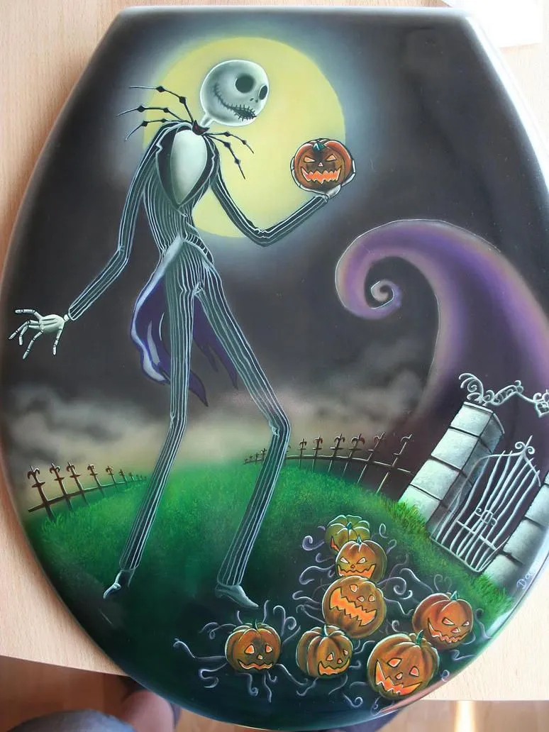 jack skellington toilet by Shikobi on DeviantArt