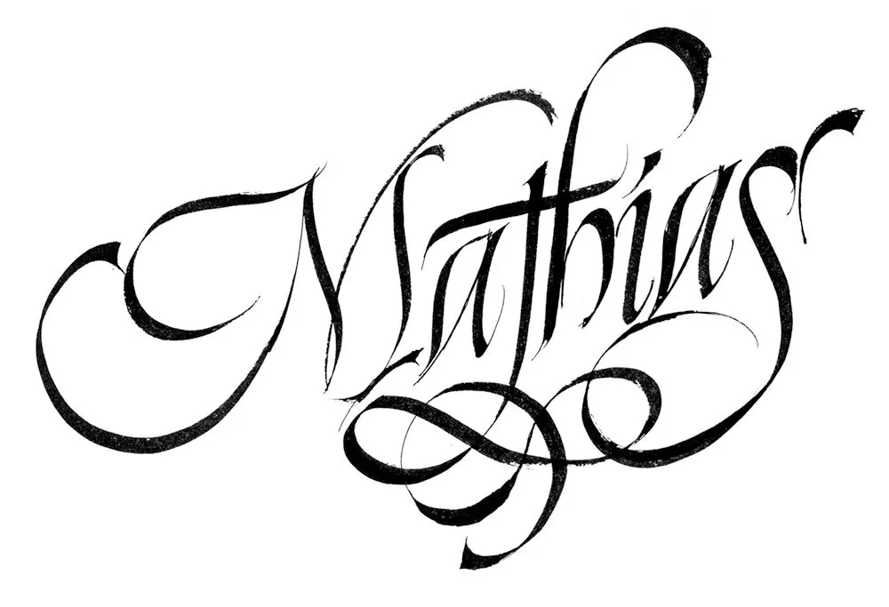 Jaime de Albarracín / Caligrafía en Perú: Tatoo “Mathías” Una ...