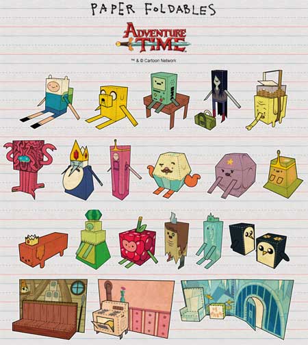 Jake Adventure Time Papercraft Templates - Invitation Templates