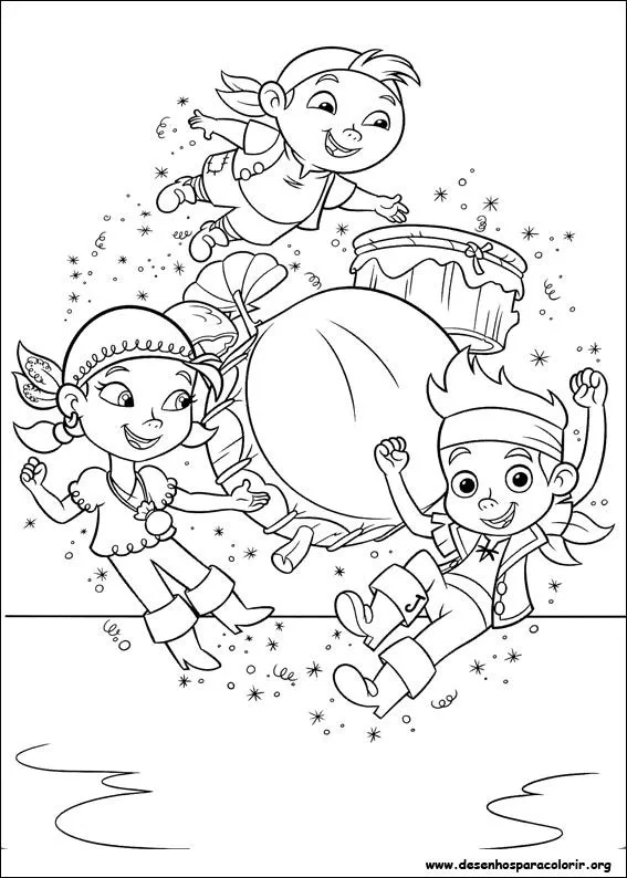 jake e os piratas Colouring Pages (page 2)