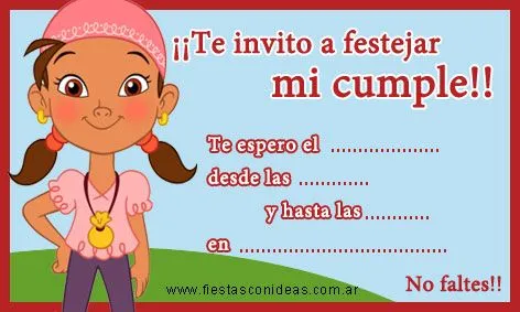 Tarjetas e Invitaciones de cumpleaños para Imprimir - Fiestas ...