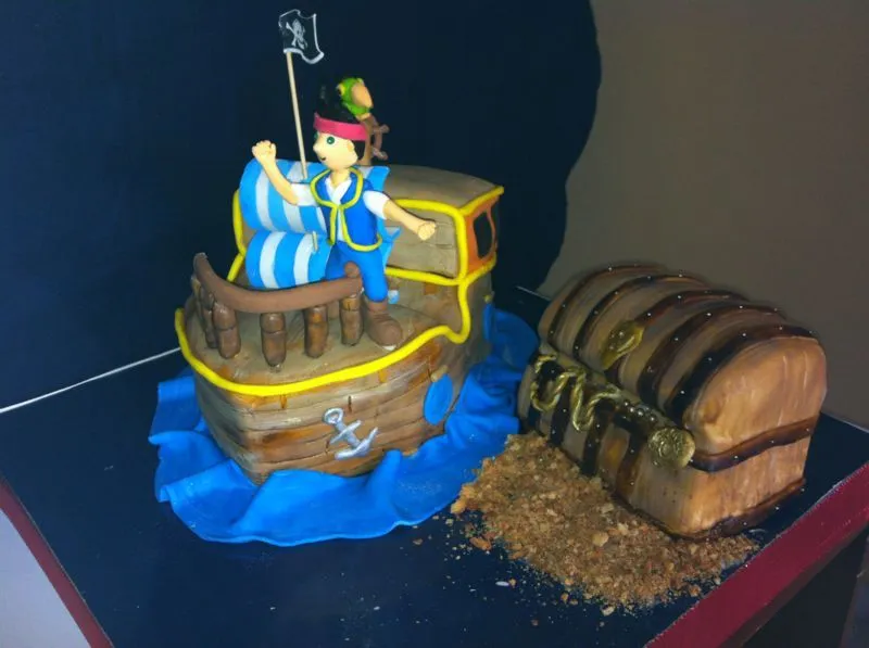 JAKE Y LOS PIRATAS DEL NUNCA JAMAS | Repostería Artística Sandra