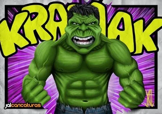 JalCaricaturas: Caricatura: Hulk