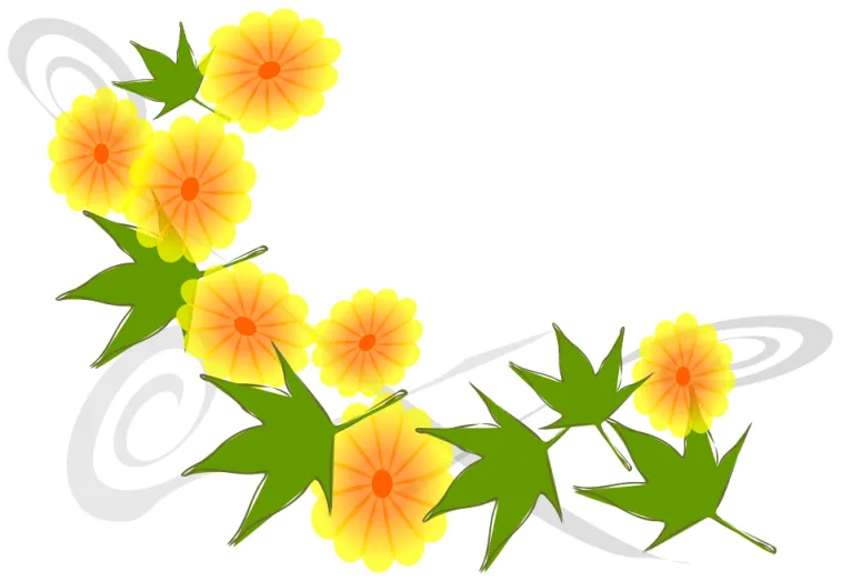 japanese inspired floral - http://www.wpclipart.com/plants/flowers ...