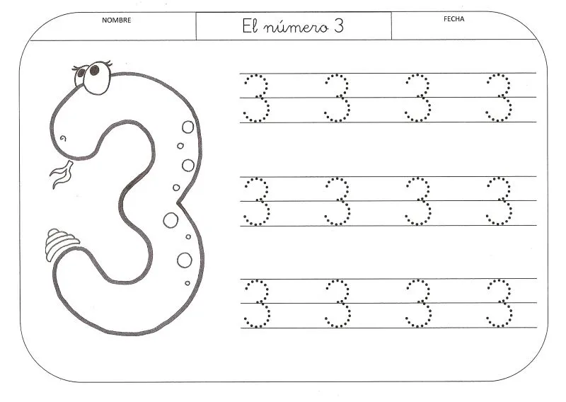 Jardín Apostol Santiago: LOS NUMEROS