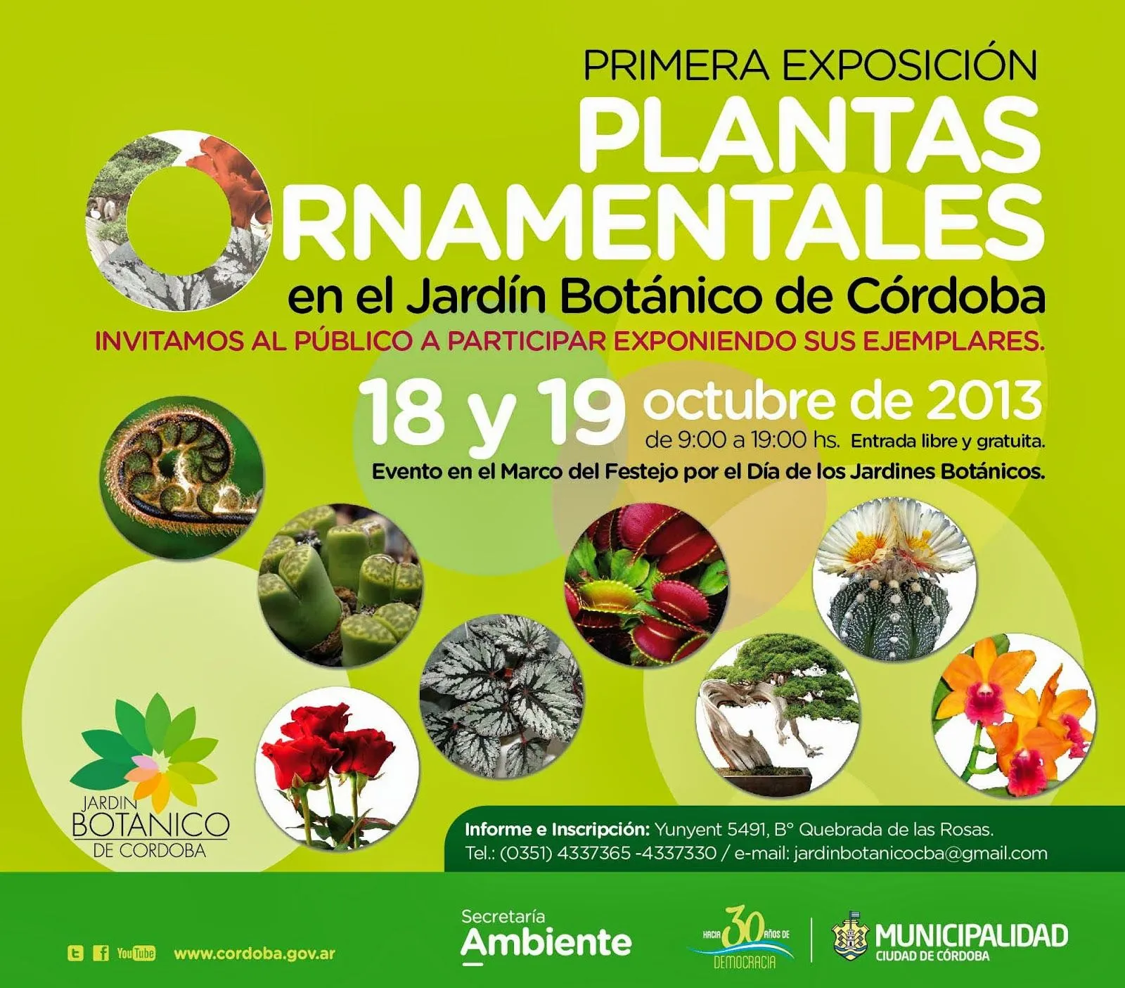 Jardín Botánico de Córdoba: Primera Exposición de Plantas ...