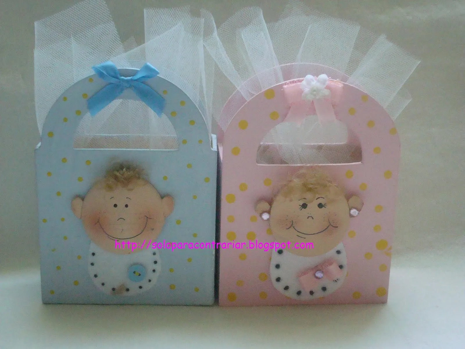 Desde Mi Jardin: Cajitas de Madera para Baby Shower