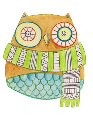 El Jardín de Kipuruki: Va de Búhos... ilustraciones OWLS COLD