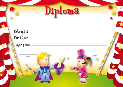 Jardines de Infantes: Diplomas