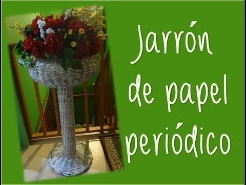 jarron en papel | facilisimo.com