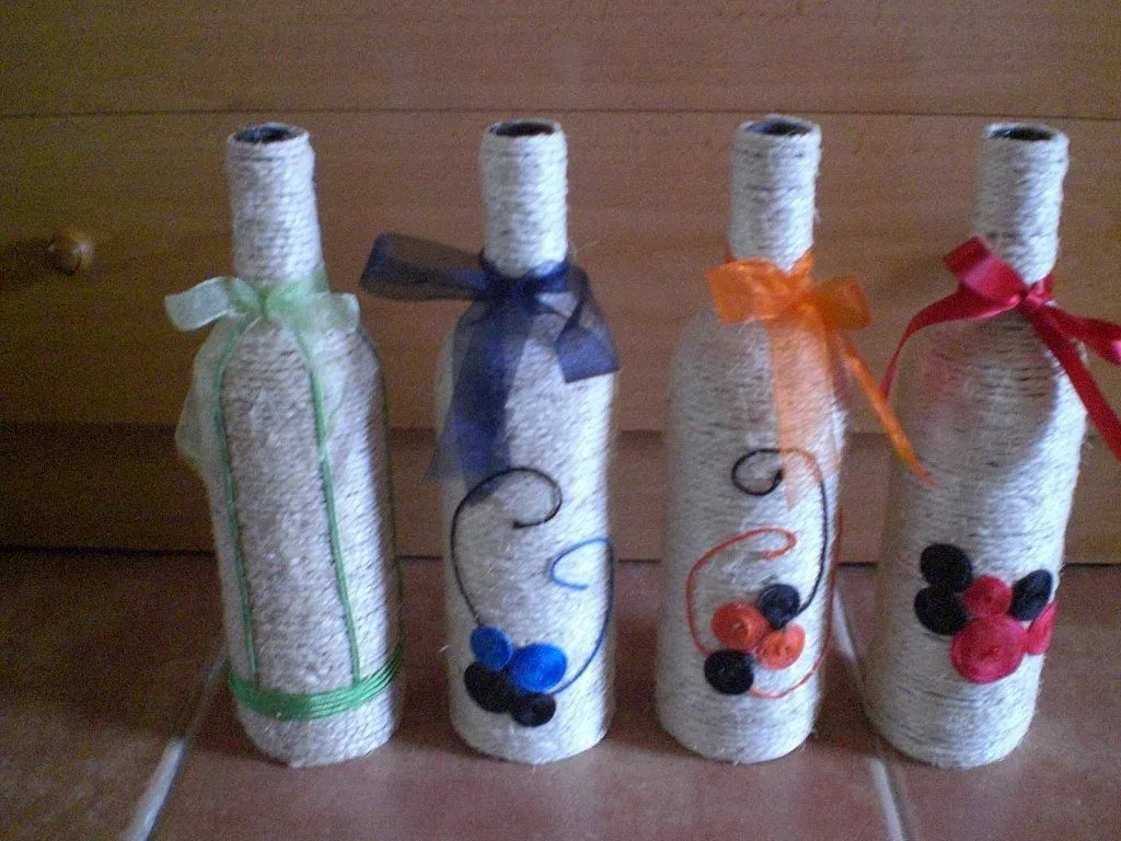 F.D.: Las botellas decoradas de Rogealt | Aprender manualidades es ...