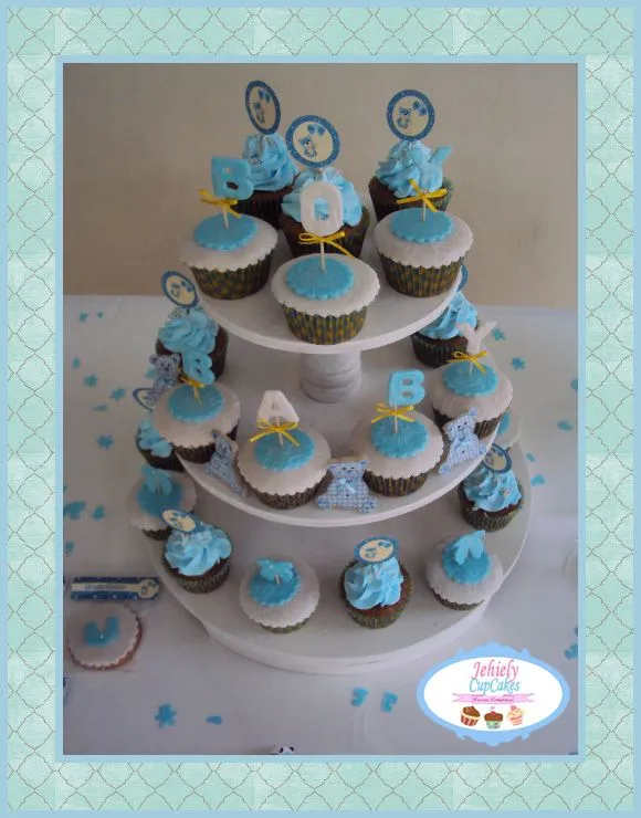 JEHIELY CUPCAKES: MESA PARA BABY SHOWER DE NIÑO