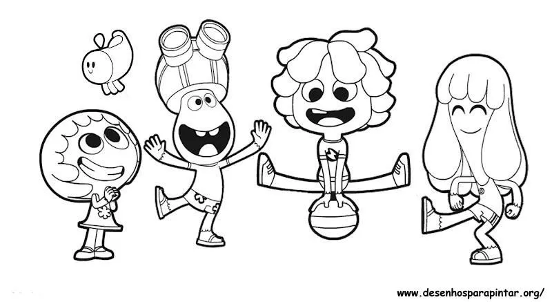 Jelly Jamm desenhos para colorir, pintar e imprimir do Jelly Jam ...