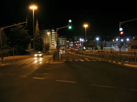 Jerusalem Photographer :: Игорь :: Herzl carretera noche.