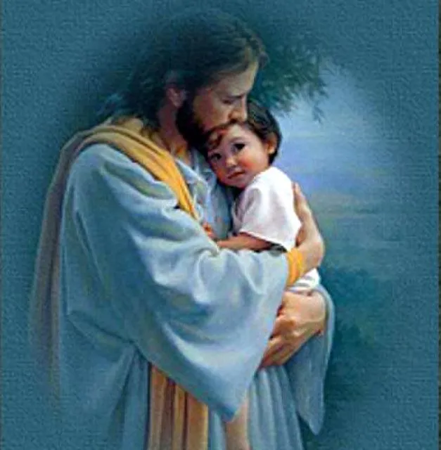 Jesús bendice a los niños - Juntos a Jesús y María