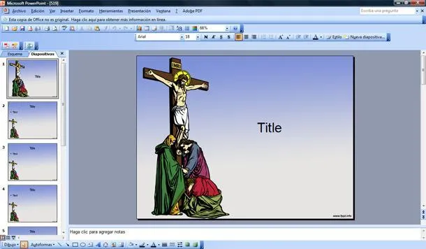 Jesús Crucificado PPT | Plantillas PowerPoint Gratis